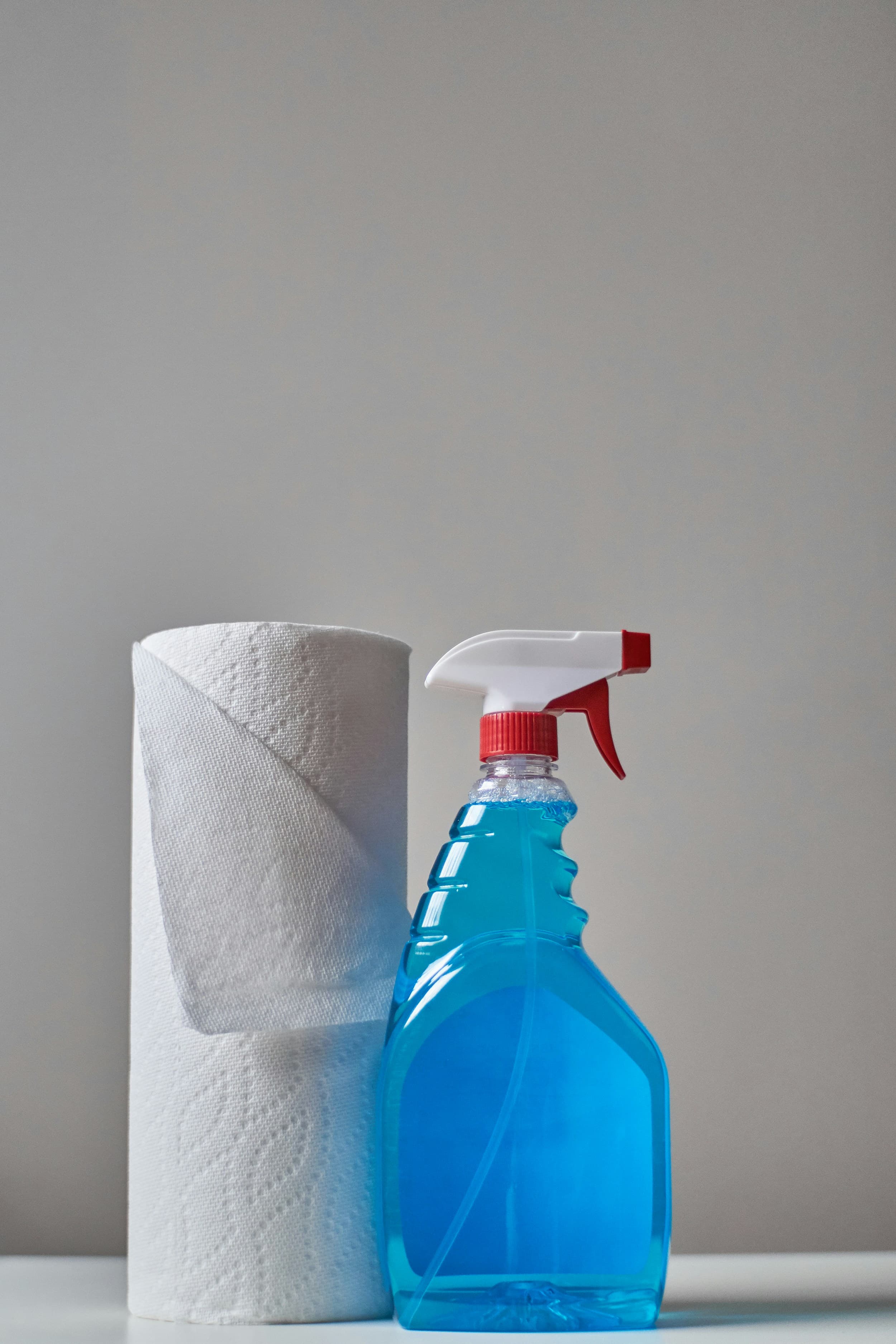 Professional cleaner at work